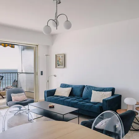شقة French Riviera - 3 Pieces, Vue Et Piscine فيليوفرُنش سور مير
