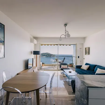 דירה French Riviera - 3 Pieces, Vue Et Piscine וילפראנש-סור-מר